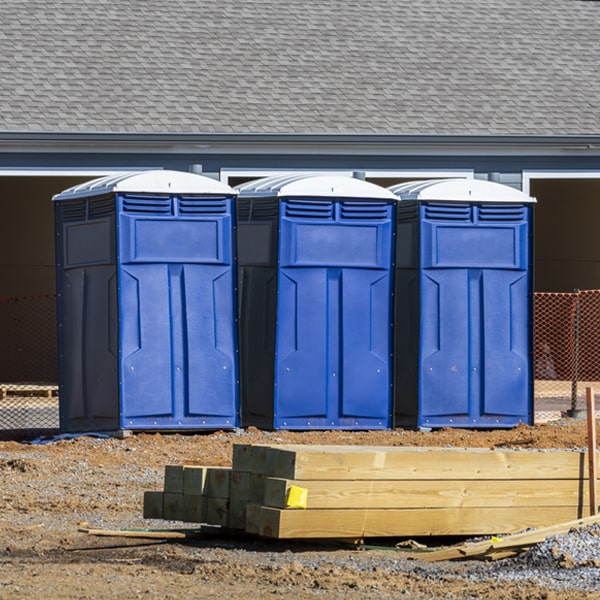 what is the expected delivery and pickup timeframe for the porta potties in Elsmere NE